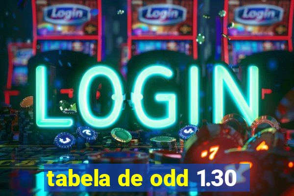 tabela de odd 1.30